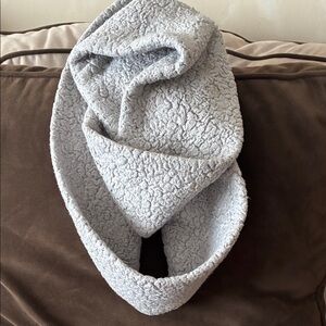Cejon Textured Gray Scarf infinity plush fabric